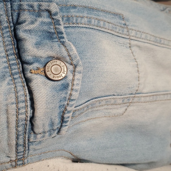 Women's Mudd Jean Sweater Jacket - Picture 5 of 12